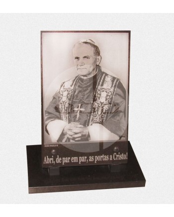 Lápide em Granito com foto a laser