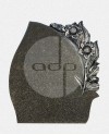 Alçado Preto com Escultura de flores