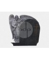 Alçado cinza com escultura
