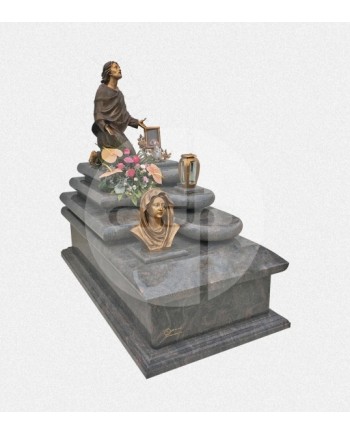 Campa em Granito Himalaya com Acessórios em Bronze
