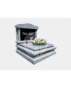 Jazigo Subterrâneo com Campa em Granito Biscount White
