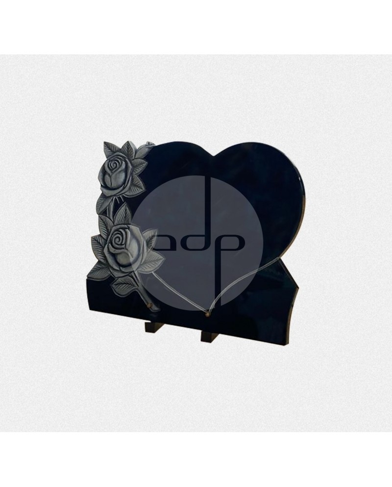 Lápide com escultura