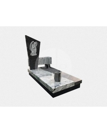 Campa em Granito Azul Caribe e Viscount White
