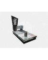 Campa em Granito Azul Caribe e Viscount White