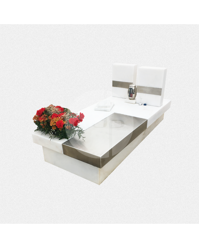 Campa em Mármore com INOX